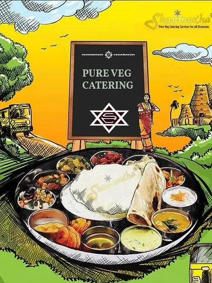An artistic representation of our pure veg catering, combining tradition and innovation on every plate.