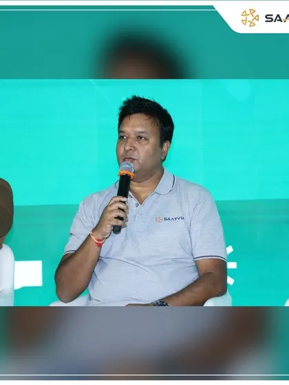 Our CEO, Mr. Prashant Mathur, sharing insights on the 'Solar Module Market Outlook' at the REI Expo. He discussed the export outlook, talent development, and our contribution to India's self-reliance in the solar value chain.