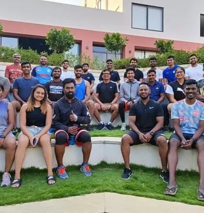 The group from our recent plyometrics masterclass. A dedicated set of professionals who came ready to learn and put in the work.