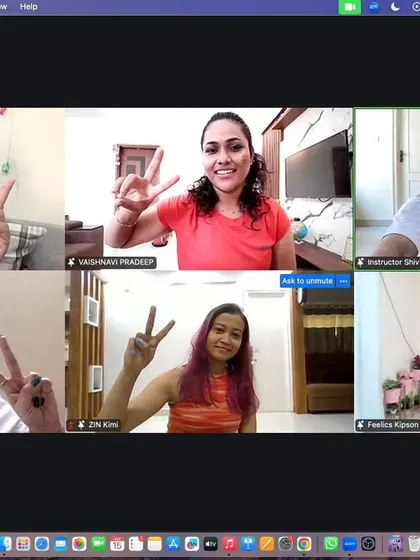Our amazing team of instructors celebrating Independence Day with our online community. We are united by our love for fitness and our country.