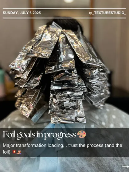 Foil goals in progress. A major transformation is loading. Trust the process, and trust the foil.