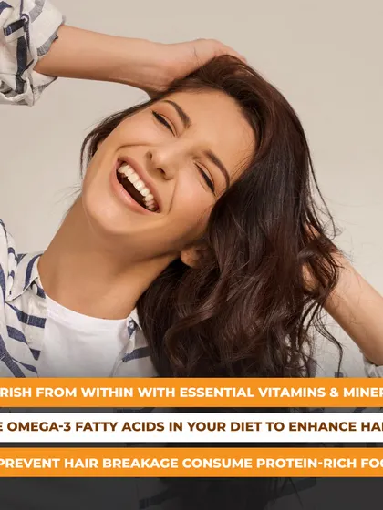 True hair health starts from within. We advise our patients to complement our clinical treatments with a diet rich in essential vitamins, omega-3 fatty acids, and protein to nourish hair and prevent breakage.