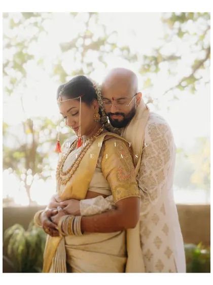 Sometimes, the quietest moments speak the loudest. In the soft light of a Silvassa afternoon, I captured this gentle embrace. This image reflects my love for minimalist, neutral tones that create a feeling of timeless, authentic romance.