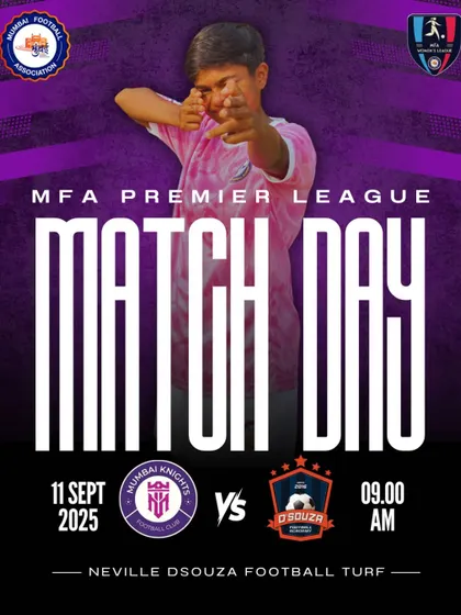 Match day alert graphic for the start of the MFA Women's Premier League campaign.