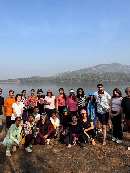 A group photo from our end-of-year community outing by the lake. My heart is full when I'm surrounded by these lovely souls.