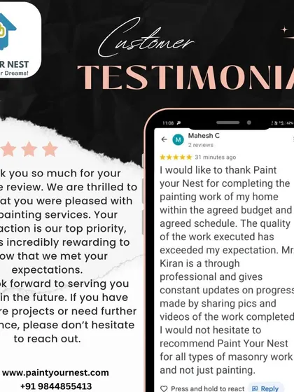This review from Mahesh C. highlights my commitment to staying on budget and schedule. He also mentions the constant updates with photos and videos, which is a key part of my transparent process.