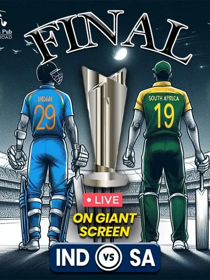 I go all out for the big tournaments like the T20 World Cup Final. This is where Bangalore comes to watch Team India, with every seat focused on the giant screen and the energy of the crowd making every moment feel epic.