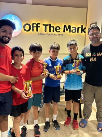 Nothing beats seeing the pride on our players' faces. Celebrating the winners of our Inter-Yellow Batch League at Off The Mark is what it's all about.