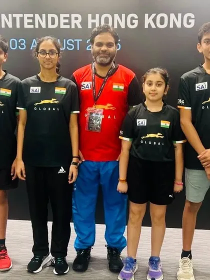 Our team representing India at the World Table Tennis Contender in Hong Kong. A proud moment for all of us at Alight.