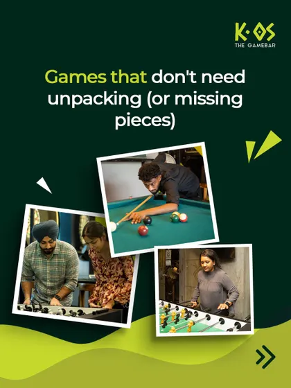 We've got games that don't need unpacking and have no missing pieces. Just show up and play.