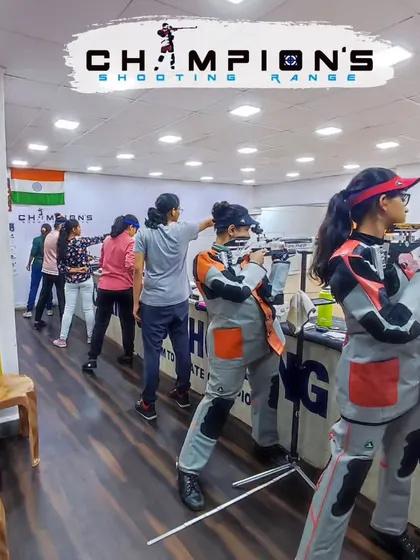A busy day at the range with shooters of all levels practicing side-by-side. This is the environment where champions are made.