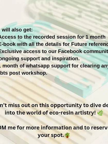 This past workshop also included one month of post-class support. I believe in building a community and helping my students continue their creative journey.