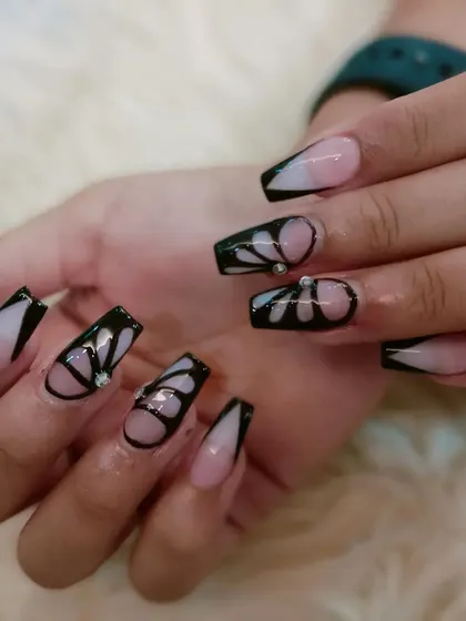 The complete butterfly wing set, a perfect example of our graphic art capabilities.