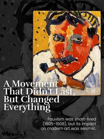 Fauvism was short-lived, but its impact on modern art was seismic. It was a wild cry for emotional liberation, exploding with color and raw instinct far ahead of its time.