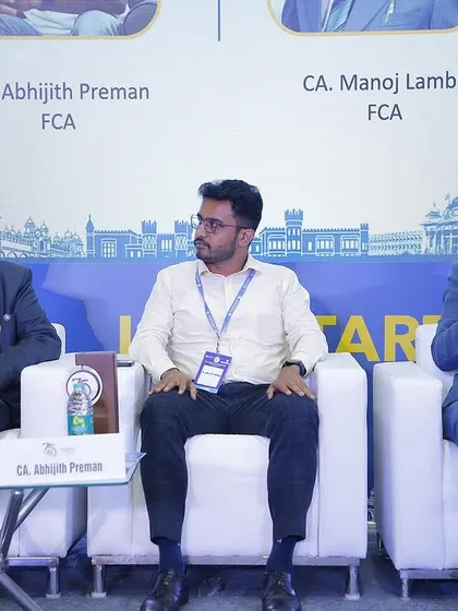 On the panel at the ICAI Startup Sphere event in Bengaluru, alongside other experienced CAs. We discussed emerging trends in startup valuation and investment.