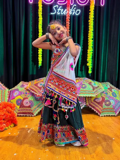 Celebrating Janmashtami with our little Radhas and Krishnas. We love incorporating festive themes into our kids' dance classes to make learning cultural and fun.