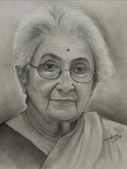 A detailed pencil sketch tribute to the incredible Saalumarada Thimmakka. With graphite and charcoal, I focus on capturing the wisdom, strength, and kindness in a person's eyes, creating realistic portraits that honor their spirit.