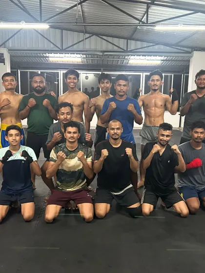 A group of fighters after a fantastic striking seminar at our Bongaigaon location. We are always learning and growing together as a team.