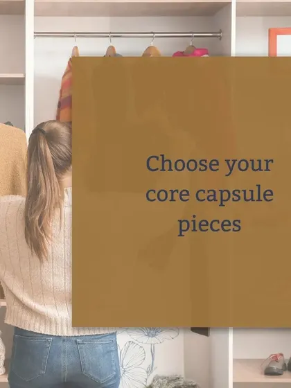 Once we have a clear view of your closet, we focus on choosing your core capsule pieces. These are the versatile, high-quality items that will form the foundation of your personal style.