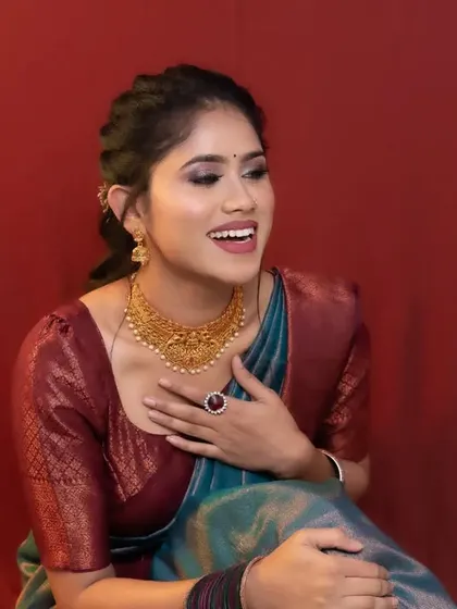 A candid, laughing portrait from the same shoot. These moments add life and personality to the gallery.