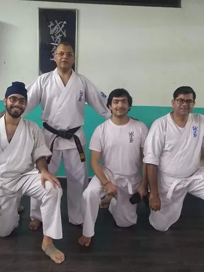 These three dedicated students are preparing for their black belt grading. Their commitment, spanning many years of training, is a testament to the spirit of Seido.