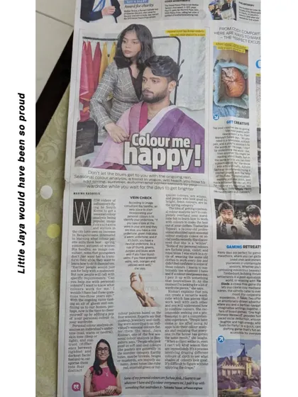 I was so excited to be featured in this article in The New Indian Express. The piece discusses the growing trend of seasonal color analysis in Bengaluru and how it helps people learn to work with their best colors.
