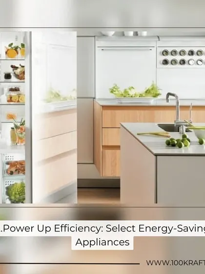 We believe in designing homes that live better. This kitchen showcases our commitment to sustainability, with a focus on energy-saving appliances that are seamlessly integrated into the design.