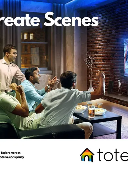 It’s not just for movies. With a single command for "Game Mode," I can program your room to create the perfect atmosphere for watching sports or gaming. The lights change, the sound is optimized, and you're ready for action.