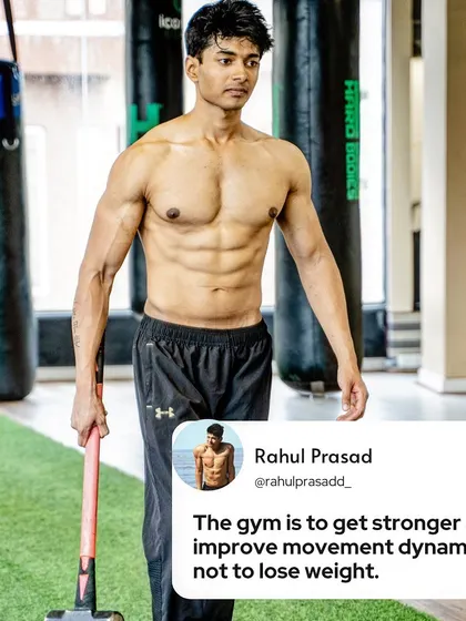 Let's get this straight: the primary goal of the gym is to build strength and improve your movement, not to lose weight. Fat loss happens in the kitchen; the gym is where you build a powerful, athletic body.