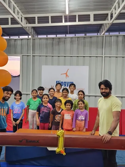 A group photo with the coaches and students to commemorate our first anniversary. So proud of this team.