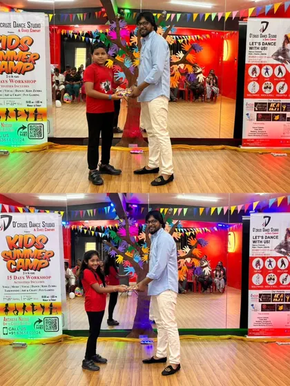 Celebrating the achievements of two more campers from the May batch. Every child leaves with a token to remember their fun-filled summer.