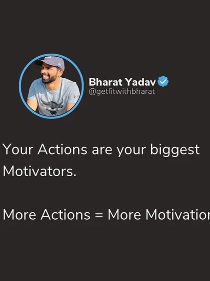 Your actions create motivation, not the other way around. The more you do, the more motivated you will feel to keep going.