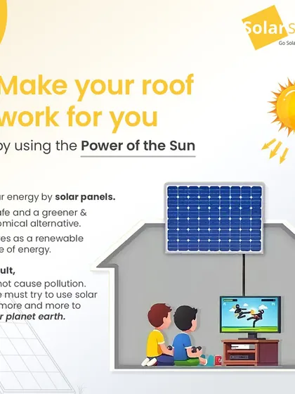 Make your roof work for you by using the power of the sun. My solar panels are a safe, green, and economical alternative to traditional energy.