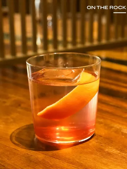 On The Rock, a simple yet elegant cocktail highlighting the quality of the spirit.