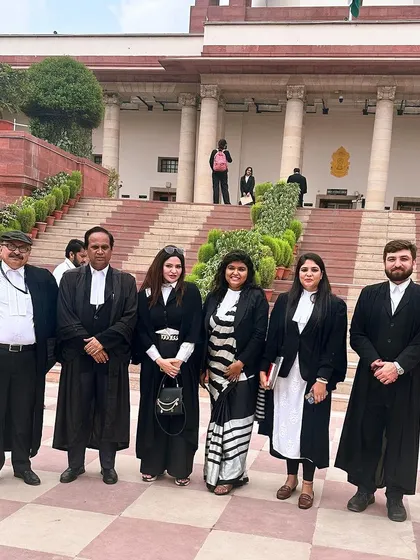 Another shot with fellow advocates at the Supreme Court. We are all part of a larger mission to uphold the rule of law.