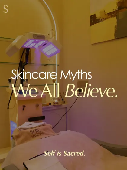 We all believe certain skincare myths. Our clinic is a space where we replace those myths with facts and science-backed rituals.