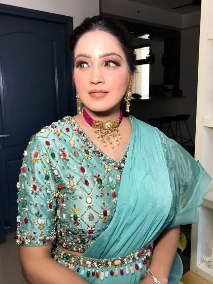 A side profile showing the soft, glowing skin.