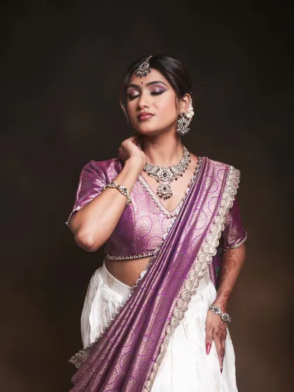 More examples from my portfolio of glamorous ethnic and festive makeup, showcasing a variety of styles, color palettes, and complete looks for different celebrations.
