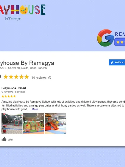 "Amazing playhouse... with lots of activities and different play arenas." This review highlights the variety I offer, from play dates and activities to full-scale birthday parties.