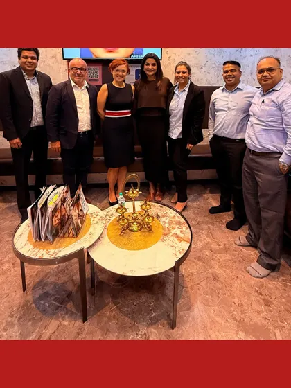 A Nostalgic Meeting with the Pierre Fabre / Ducrey Team. A photo with the team, which brought back fond memories of my time in France and our shared passion for science and skincare.