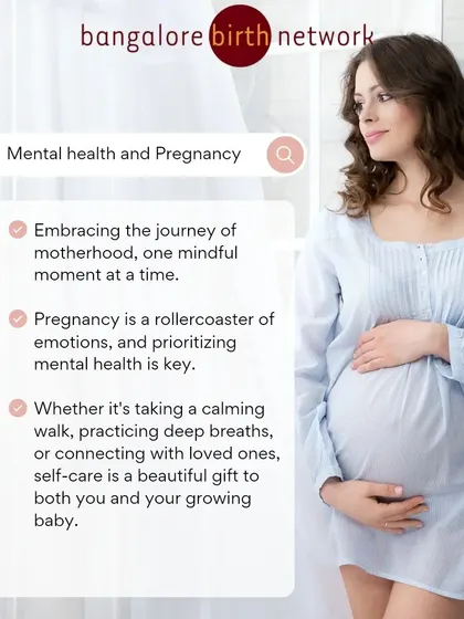 Pregnancy is a rollercoaster of emotions, and prioritizing your mental health is key. Taking a calm walk, practicing deep breaths, or connecting with loved ones are beautiful gifts to both you and your growing baby.