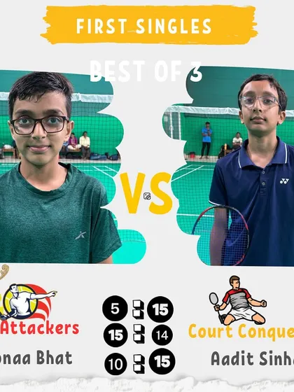 A First Singles match from Day 1. A thrilling three-set match to start the tournament.