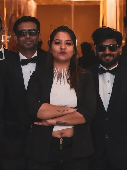 Dressed to impress and ready to perform. We believe in delivering a premium experience, and that starts with our professionalism on and off the stage. This is us, ready to make your wedding or corporate event shine.