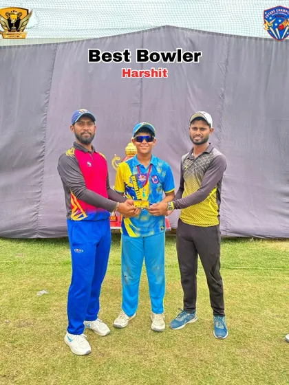 The Best Bowler of the tournament, Harshit.