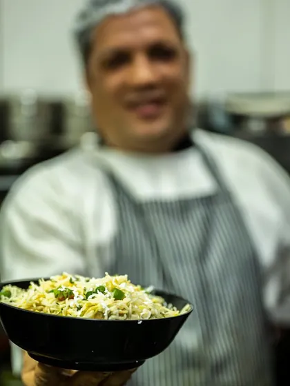 My Veg Pulav is a delectable dish prepared by an experienced chef, packed with aromatic flavours and spices.
