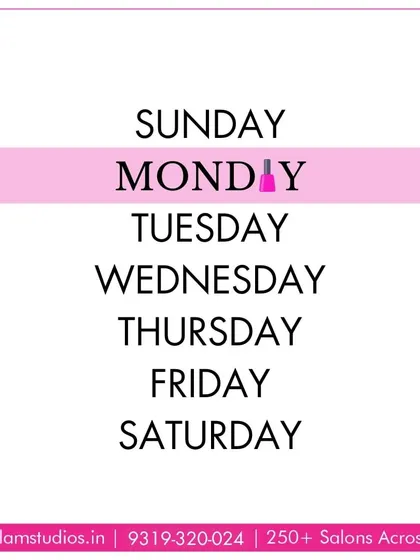 Start your week off right with a fresh manicure. We believe every day is a good day for beautiful nails, and this post is a fun reminder to book your next appointment with us.