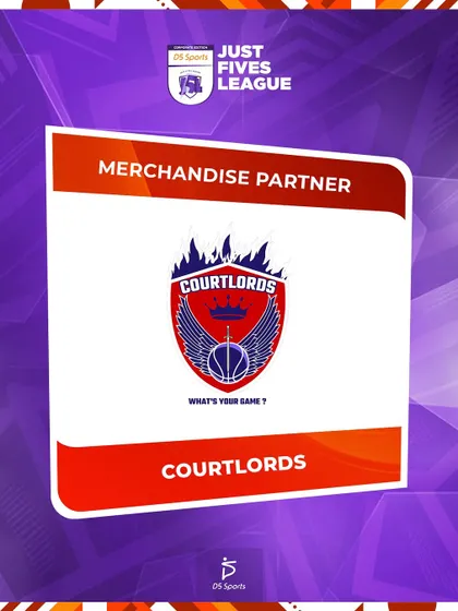 Courtlords, our Merchandise Partner. I collaborate with brands to provide players with quality merchandise and prizes, enhancing the overall event value.