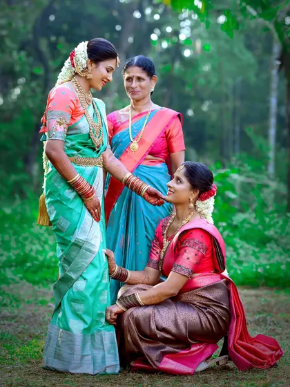 A touching moment of blessing during a traditional baby shower. We believe in capturing these unscripted, emotional interactions between family members, as they are often the most cherished memories.