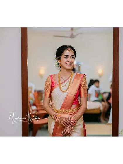 A happy bride is the most beautiful bride.