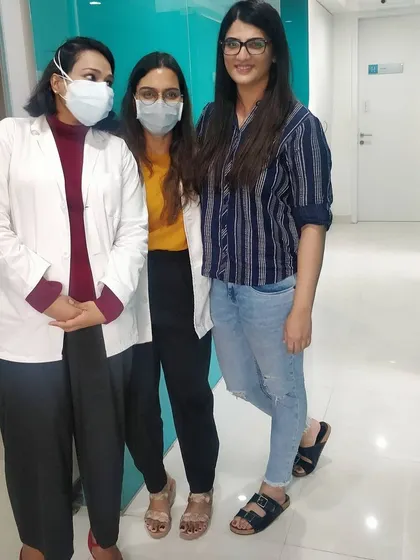 Our Secret Santa reveal on Christmas Eve. Fun moments like these with my clinic team make our workplace feel like a family.